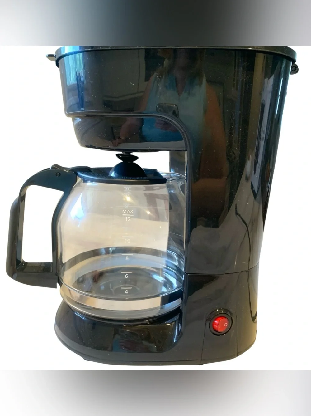 Mainstays Black 12-Cup Drip Coffee Maker W Carafe Auto Pause  Keep Warm Like New